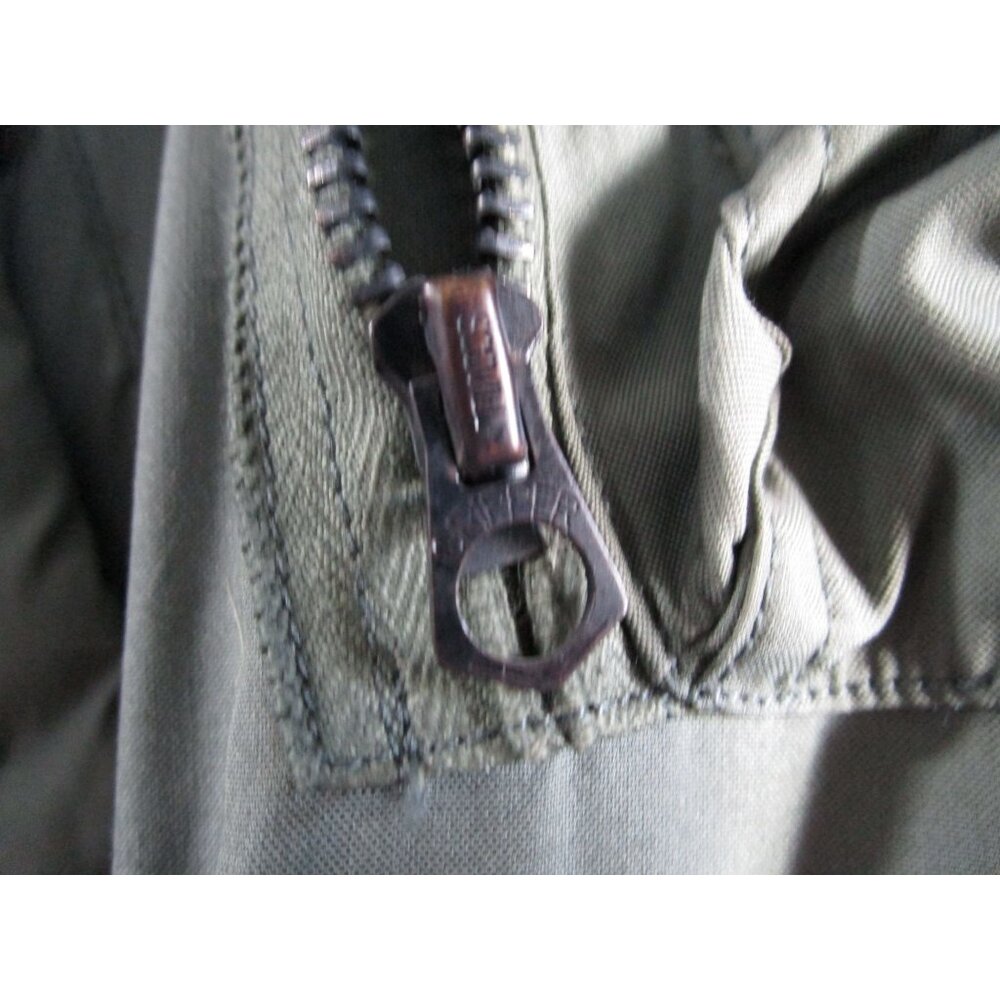 Vintage USAF Extreme Cold Weather Flying Jacket N-3BFur Lined Snorkel Hood GUC X - Picture 10 of 16